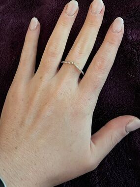 Pandora Shimmering Wishbone Ring